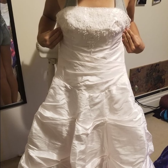 Prom/ wedding dress very light pink - Picture 2 of 6